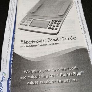 Weight Watchers Electronic Food Scale NWOT